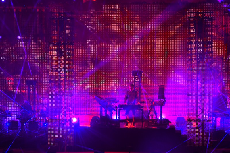 Jean Michel Jarre at Baalbeck Festival